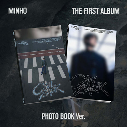 MINHO - 1ER ALBUM [CALL BACK] VERSION PHOTOBOOK (2 VERSIONS)