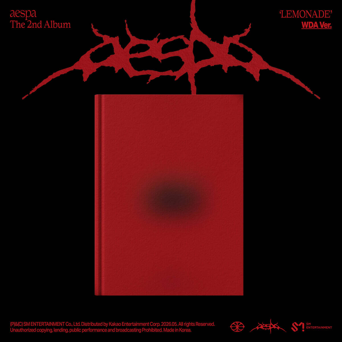 (PRE-ORDER) AESPA - 2ND ALBUM [LEMONADE] (WDA VER.) - LightUpK