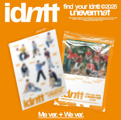 IDNTT - MINI ALBUM [UNEVERMET] (2 VERSIONS) - LightUpK