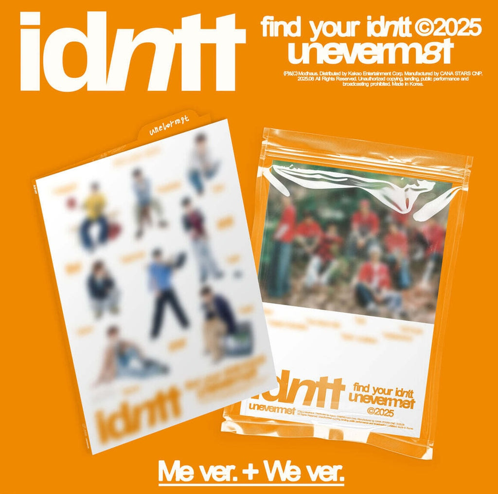 IDNTT - MINI ALBUM [UNEVERMET] (2 VERSIONS) - LightUpK