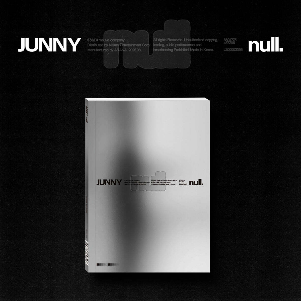 (PRE-ORDER) JUNNY - 2ND ALBUM [NULL] - LightUpK