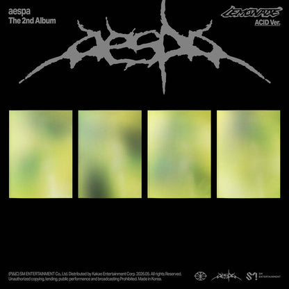 (PRE-ORDER) AESPA - 2ND ALBUM [LEMONADE] (ACID VER.) (4 VERSIONS) RANDOM - LightUpK