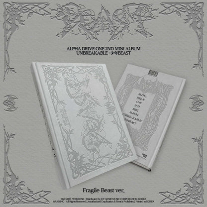 (PRE-ORDER) ALPHA DRIVE ONE - 2ND MINI ALBUM [UNBREAKABLE : 少年BEAST] FRAGILE BEAST VER.