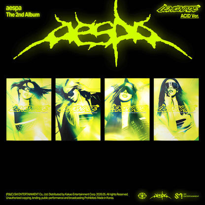 (PRE-ORDER) AESPA - 2ND ALBUM [LEMONADE] (ACID VER.) (4 VERSIONS) RANDOM