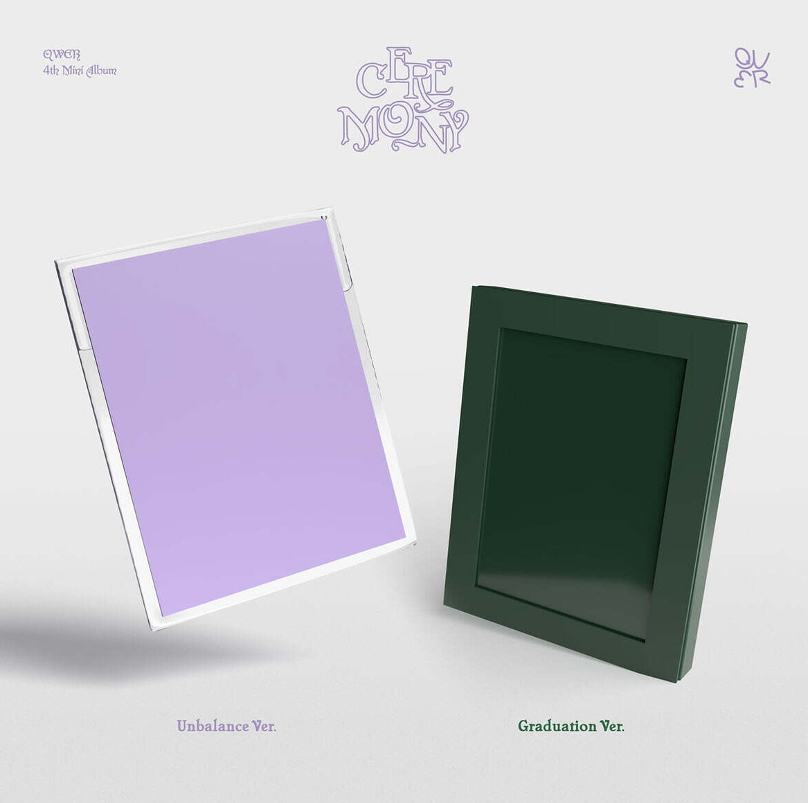 (PRE-ORDER) QWER - 4TH MINI ABLUM [CEREMONY] (2 VERSIONS) RANDOM - LightUpK