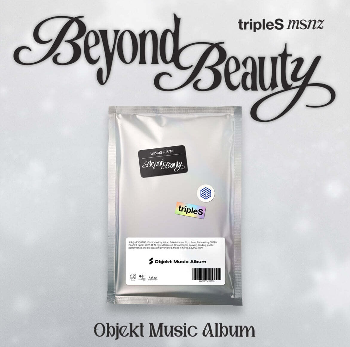 TRIPLES - MINI [MSNZ (BEYOND BEAUTY)] (OBJEKT MUSIC ALBUM VER.) - LightUpK
