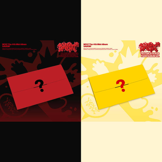 (PRE-ORDER) NEXZ - 4TH MINI ALBUM [SAUCIN'] STICKER FANS ALBUM VER. (2 VERSIONS) RANDOM