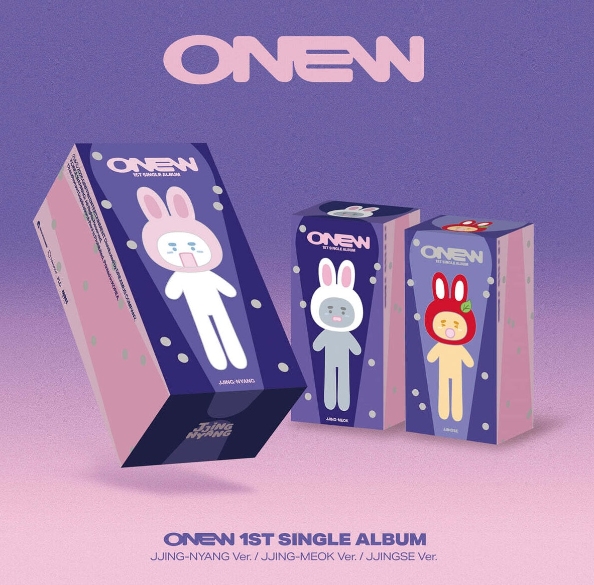 (PRE-ORDER) ONEW - 1ST SINGLE ALBUM [ILLUSION] (3 VERSIONS)