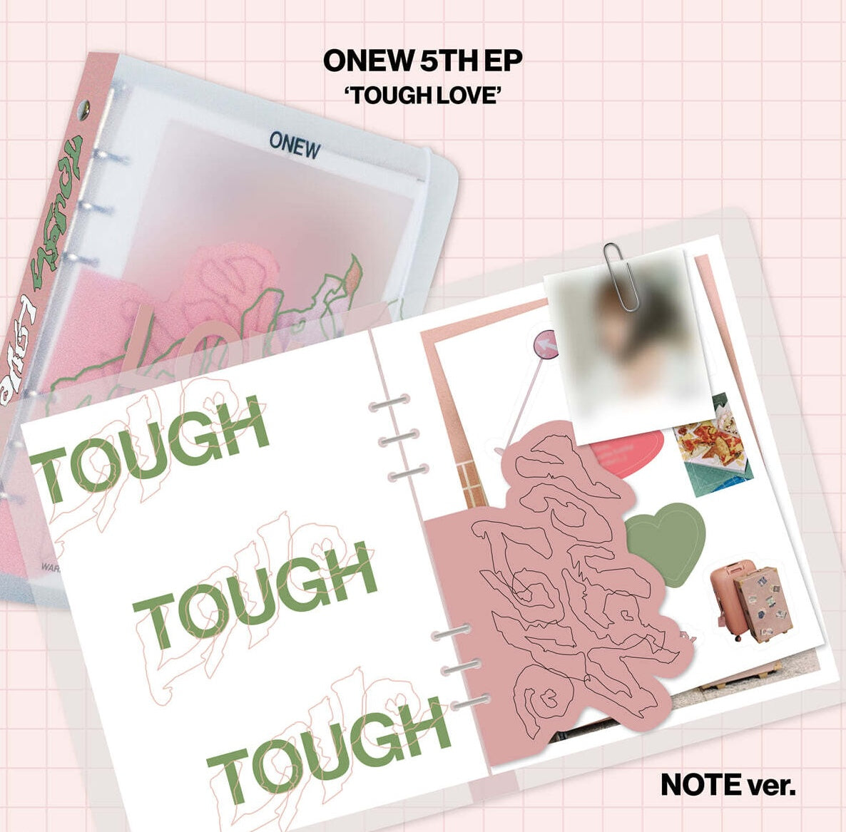(PRE-ORDER) ONEW - 5TH MINI ALBUM [TOUGH LOVE] (NOTE VER.) - LightUpK