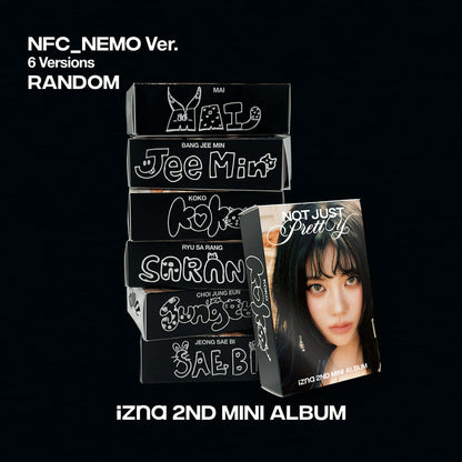 (PRE-ORDER) IZNA - 2ND MINI ALBUM [NOT JUST PRETTY] NFC_NEMO VER. (6 VERSIONS) RANDOM - LightUpK