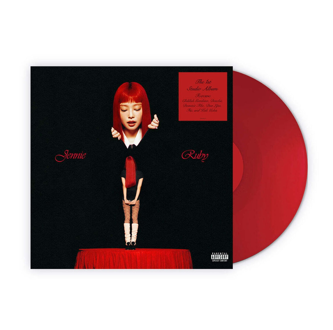 (PRE-ORDER) JENNIE - THE 1ST STUDIO ALBUM [RUBY VINYL] (LP) - LightUpK