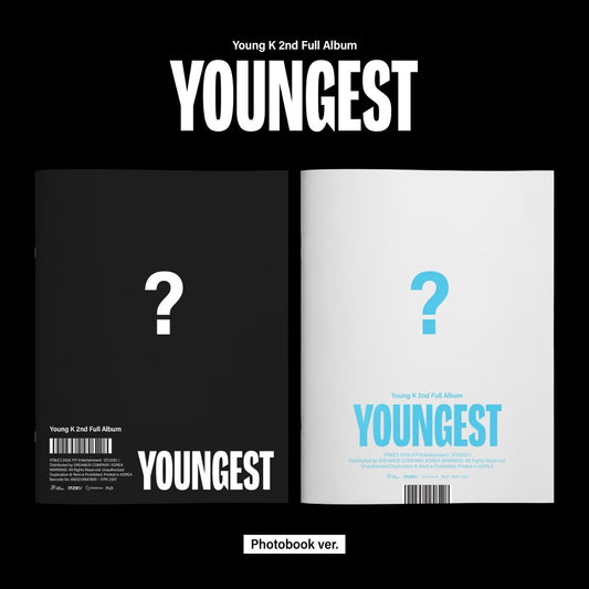 (PRE-ORDER) YOUNG K (DAY6) - YOUNGEST (PHOTOBOOK VER.) (2 VERSIONS) RANDOM