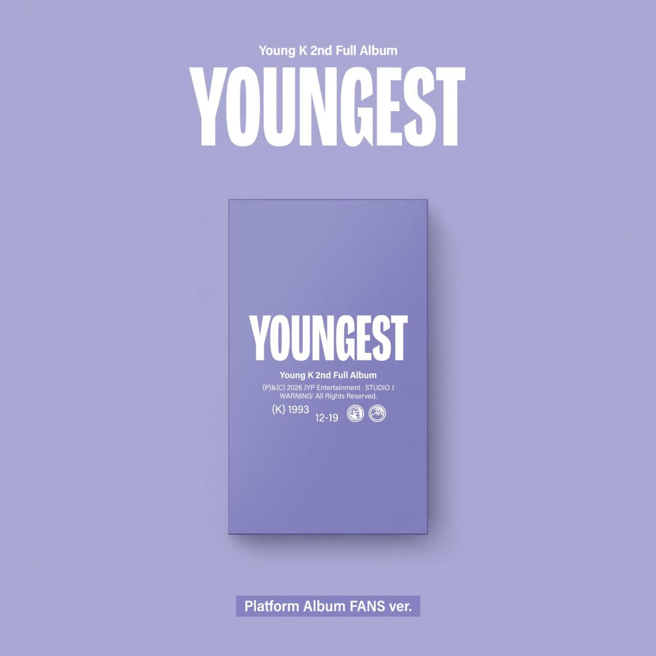 (PRE-ORDER) YOUNG K (DAY6) - YOUNGEST (PLATFORM ALBUM FANS VER.)