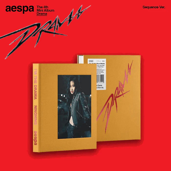 AESPA - 4TH MINI ALBUM [DRAMA] (SEQUENCE VER.) (4 VERSIONS) - LightUpK
