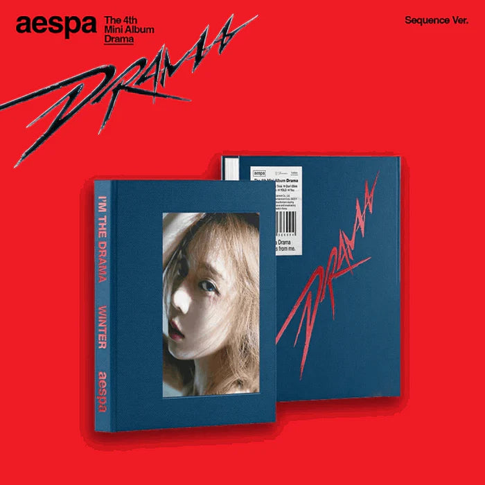 AESPA - 4TH MINI ALBUM [DRAMA] (SEQUENCE VER.) (4 VERSIONS) - LightUpK