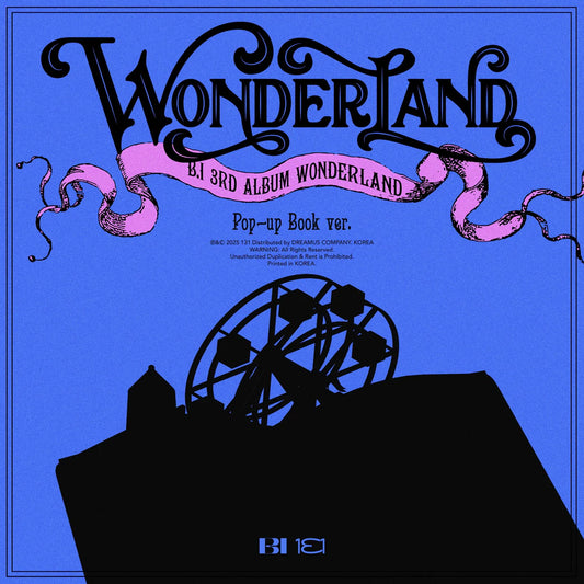 (PRE-ORDER) B.I - 3RD ALBUM [WONDERLAND] (POP-UP BOOK VER.) - LightUpK