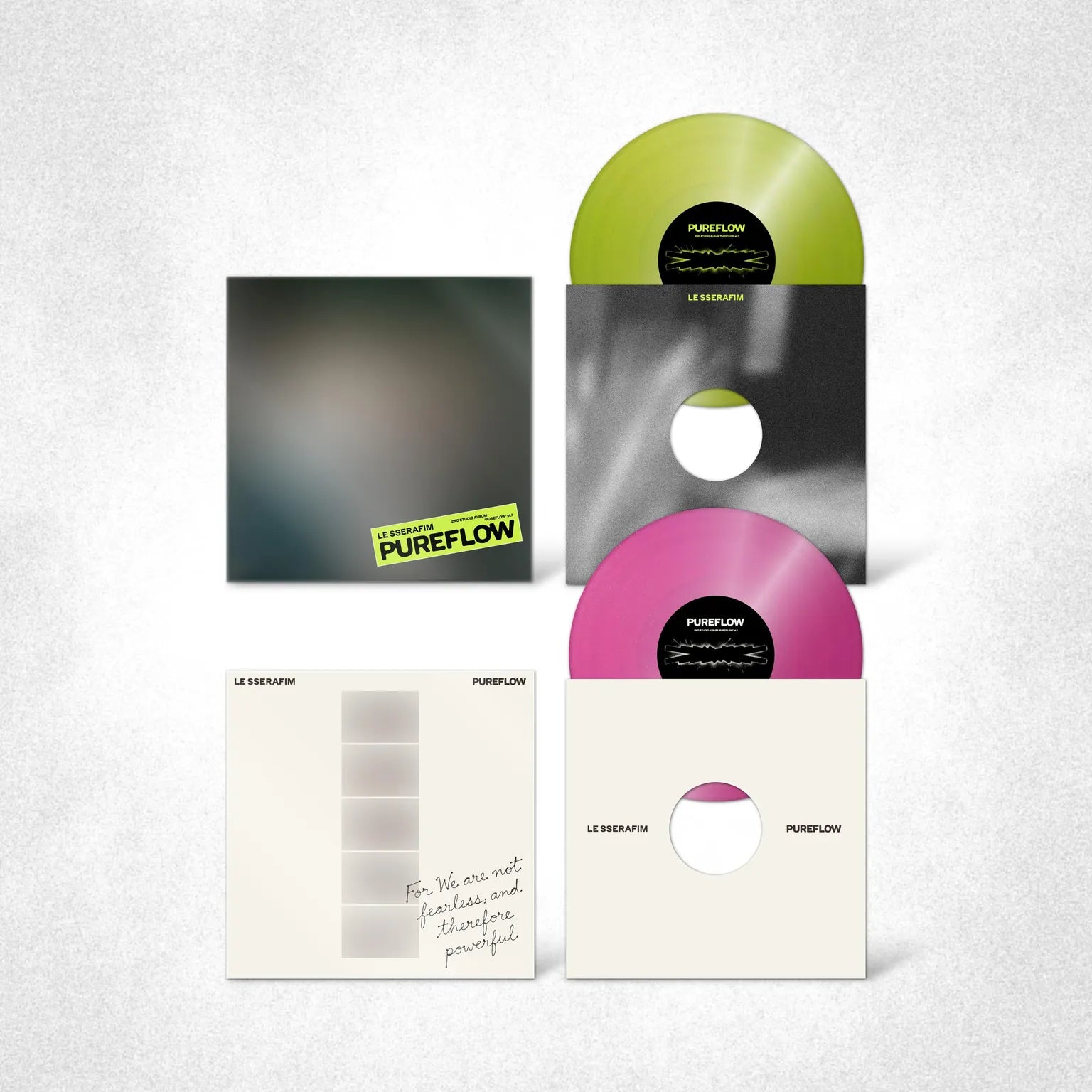 (PRE-ORDER) LE SSERAFIM - 2ND STUDIO ALBUM [PUREFLOW PT.1] VINYL (2 VERSIONS) RANDOM - LightUpK