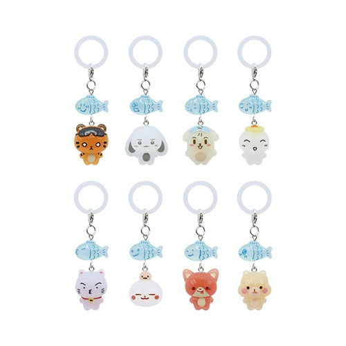 (PRE-ORDER) ATEEZ 8TH ANNIVERSARY EXHIBITION : BLUE DRIFT OFFICIAL MD - LUCKY FISH CHARM (8 VERSIONS)