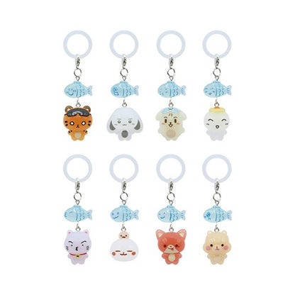 (PRE-ORDER) ATEEZ 8TH ANNIVERSARY EXHIBITION : BLUE DRIFT OFFICIAL MD - LUCKY FISH CHARM (8 VERSIONS)