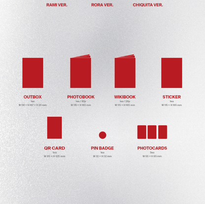 BABYMONSTER - 1ER MINI ALBUM [BABYMONS7ER] YG TAG ALBUM VER. (7 VERSIONS)