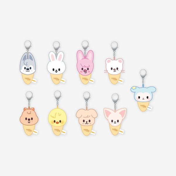 (PRE-ORDER) STRAY KIDS - PLUSH KEYRING ICECREAM VER. - THIS & THAT MD (9 VERSIONS)
