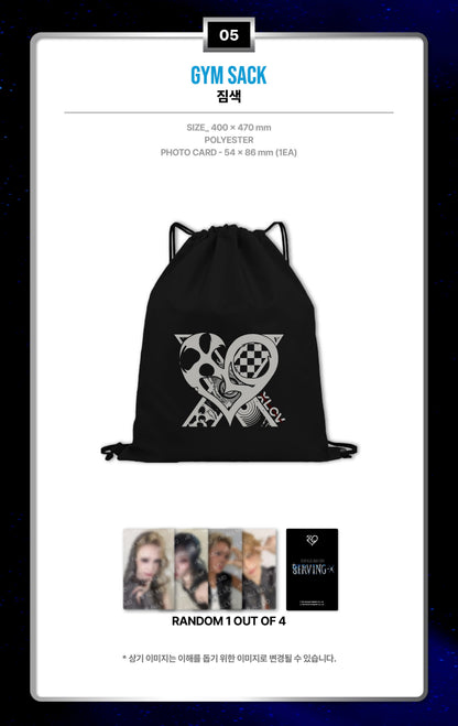 (PRE-ORDER) XLOV - GYM BAG [2026 XLOV ASIA TOUR [SERVING-X] OFFICIAL MD]