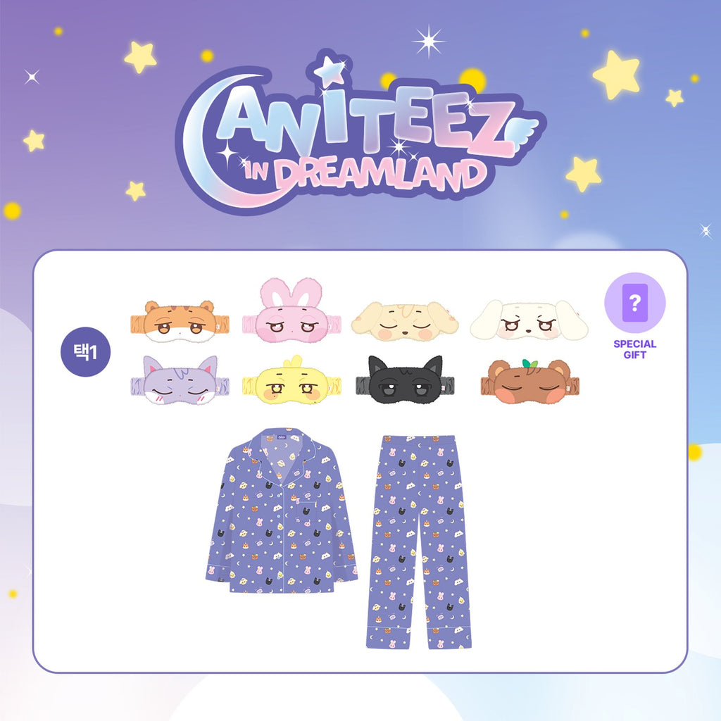 (PRE-ORDER) ATEEZ X ANITEEZ [ANITEEZ IN DREAMLAND] MD 01. PAJAMAS SET (XL SIZE ONLY)  (8 VERSIONS)