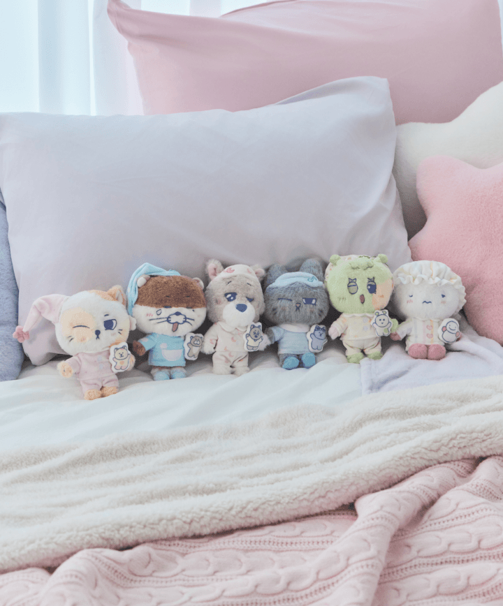 (PRE-ORDER) BOYNEXTDOOR - BBNEXDO PLUSH KEYRING - BBNEXDO IN SWEET DREAMS MD (6 VERSIONS)