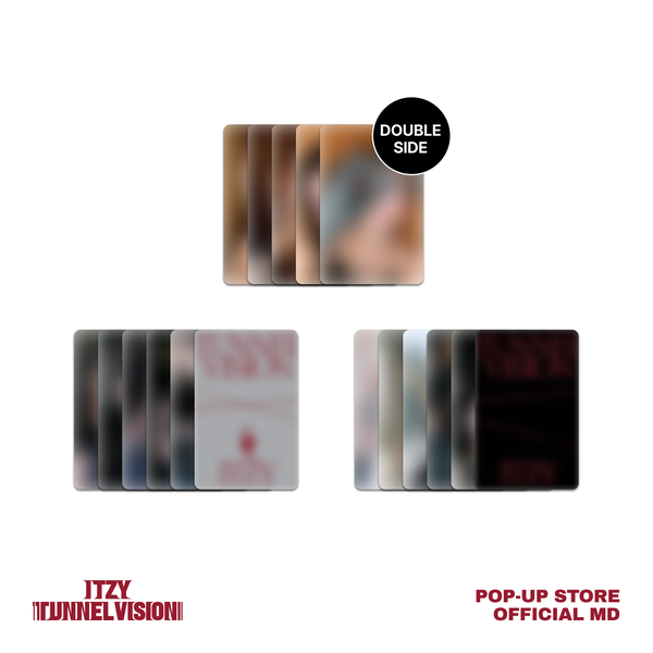 ITZY [TUNNEL VISION] POP-UP OFFICIAL MD - TRADING CARD - LightUpK