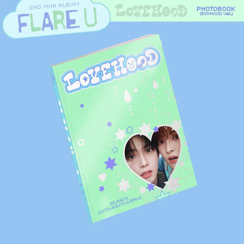 FLARE U - 2ND MINI ALBUM [LOVEHOOD] (2 VERSIONS) - LightUpK