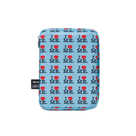 ILLIT - 1ST SINGLE ALBUM [NOT CUTE ANYMORE] (ILLIT X ASHLEY WILLIAMS POUCH VER.) (2 VERSIONS) - I HEART ME (BLUE)