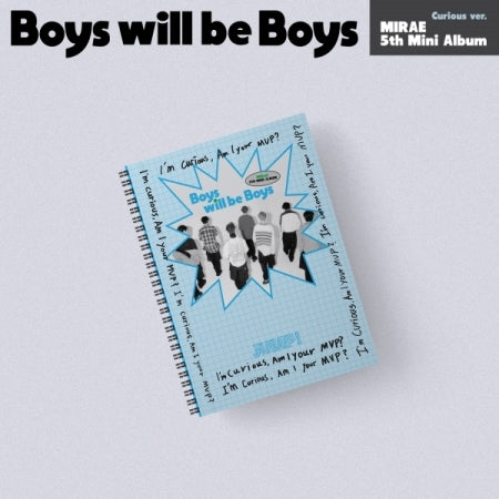 MIRAE - BOYS WILL BE BOYS (5TH MINI ALBUM) (3 VERSIONS)