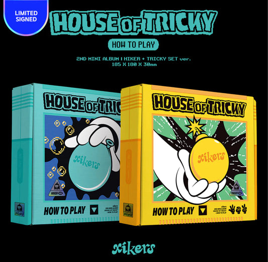 [HELLO82 SIGNED EXCLUSIVE] XIKERS - HOUSE OF TRICKY : HOW TO PLAY (2ND MINI ALBUM) (RANDOM MEMBER SIGNED) (2 VERSIONS)