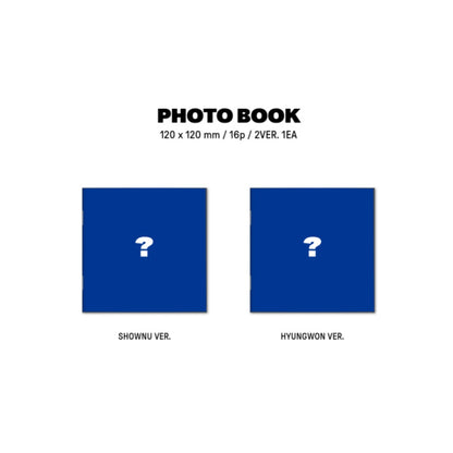 SHOWNU X HYUNGWON - 1ER MINI ALBUM [L'INVISIBLE] JEWEL VER. (2 VERSIONS)