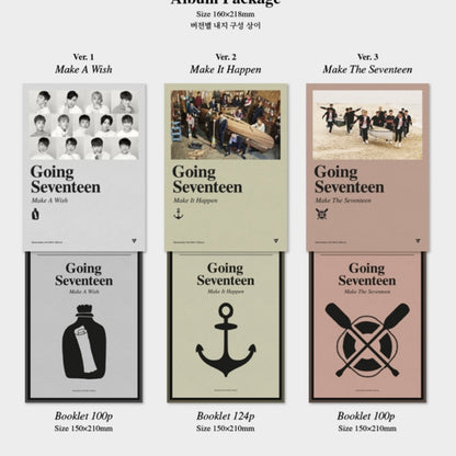 DIX-SEPT - GOING SEVENTEEN (3ÈME MINI ALBUM) (3 VERSIONS)