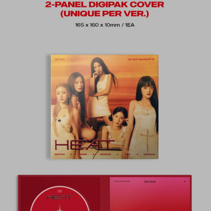 (G)I-DLE - CHALEUR (DIGIPACK) (ALBUM SPÉCIAL) (6 VERSIONS)