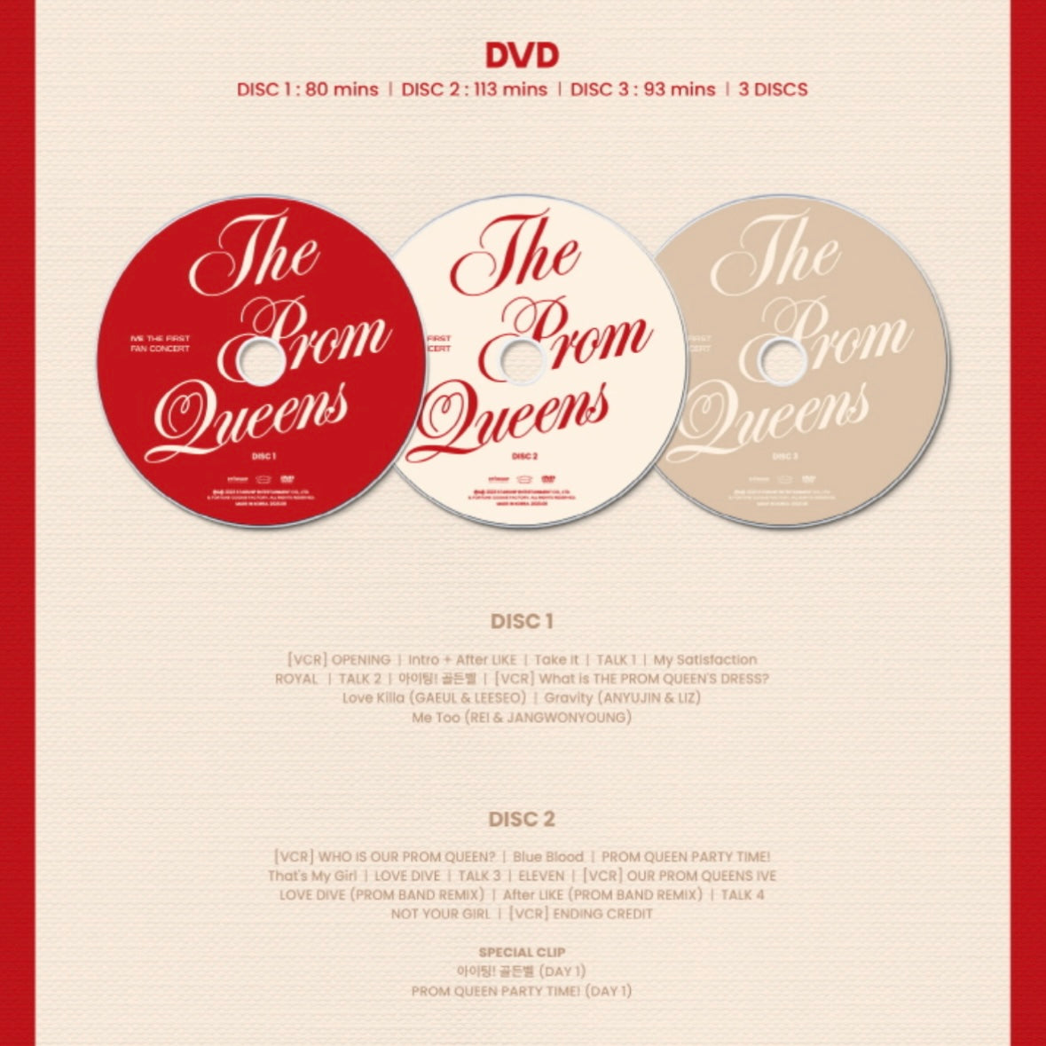 IVE - THE FIRST FAN CONCERT [THE PROM QUEENS] DVD – LightUpK