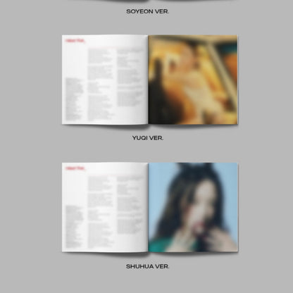 (G)I-DLE - CHALEUR (DIGIPACK) (ALBUM SPÉCIAL) (6 VERSIONS)