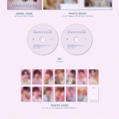 SEVENTEEN - JAPAN BEST ALBUM [ALWAYS YOURS] (STANDARD JEWEL CASE)