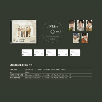 TXT - JP 2ND ALBUM [SWEET] STANDARD EDITION