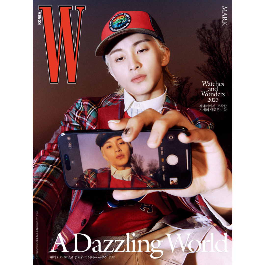 W KOREA MAGAZINE: MAY [2023] MARK COVER (3 VERSIONS) - LightUpK