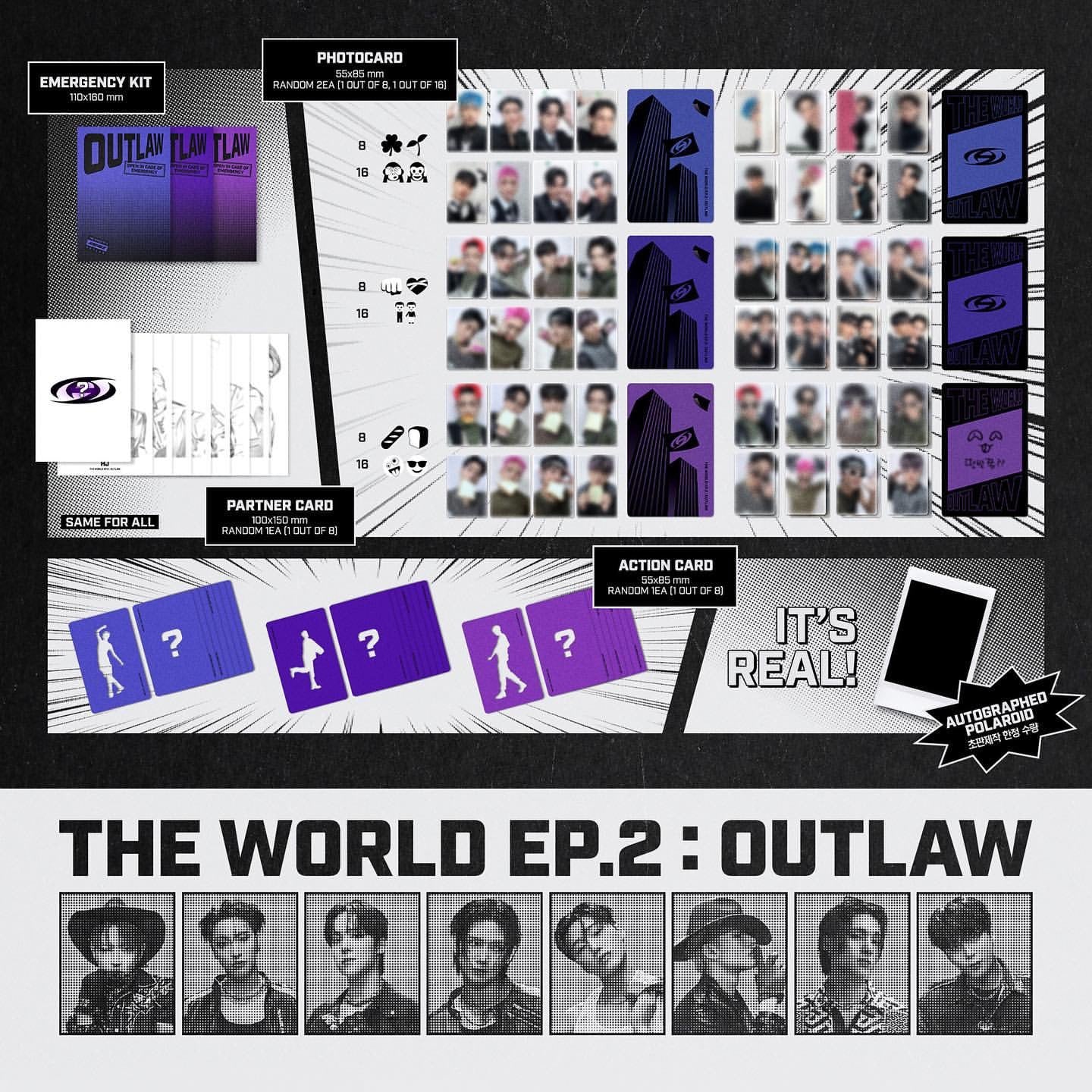 ATEEZ - THE WORLD EP. 2 : OUTLAW (3 VERSIONS)