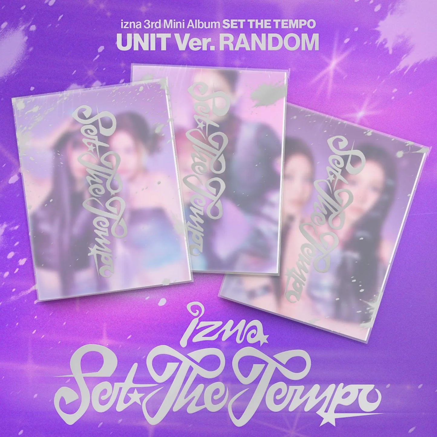 (PRE-ORDER) IZNA - 3RD MINI ALBUM [SET THE TEMPO] UNIT VER. (3 VERSIONS) RANDOM - LightUpK