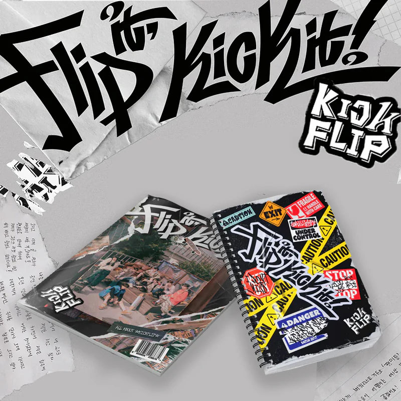 KICKFLIP - 1ST MINI ALBUM [FLIP IT, KICK IT!] (2 VERSIONS) - LightUpK