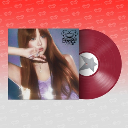 LE SSERAFIM Made My Night Vinyl - Warm Red Ver.