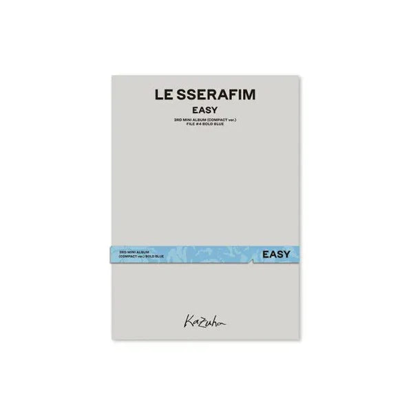 LE SSERAFIM - 3RD MINI ALBUM [EASY] (COMPACT VER.) (5 VERSIONS) - LightUpK