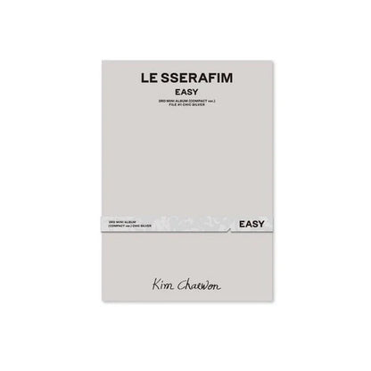 LE SSERAFIM - 3RD MINI ALBUM [EASY] (COMPACT VER.) (5 VERSIONS) - LightUpK