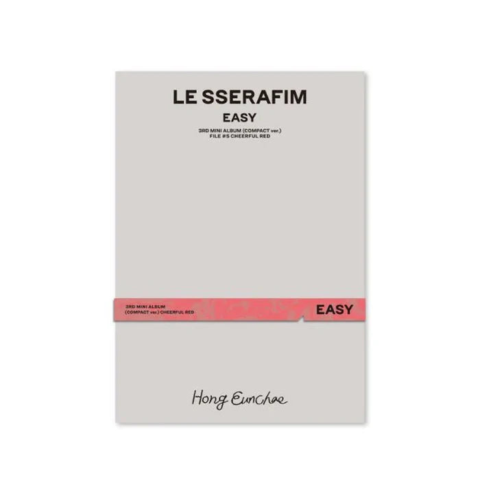 LE SSERAFIM - 3RD MINI ALBUM [EASY] (COMPACT VER.) (5 VERSIONS) - LightUpK