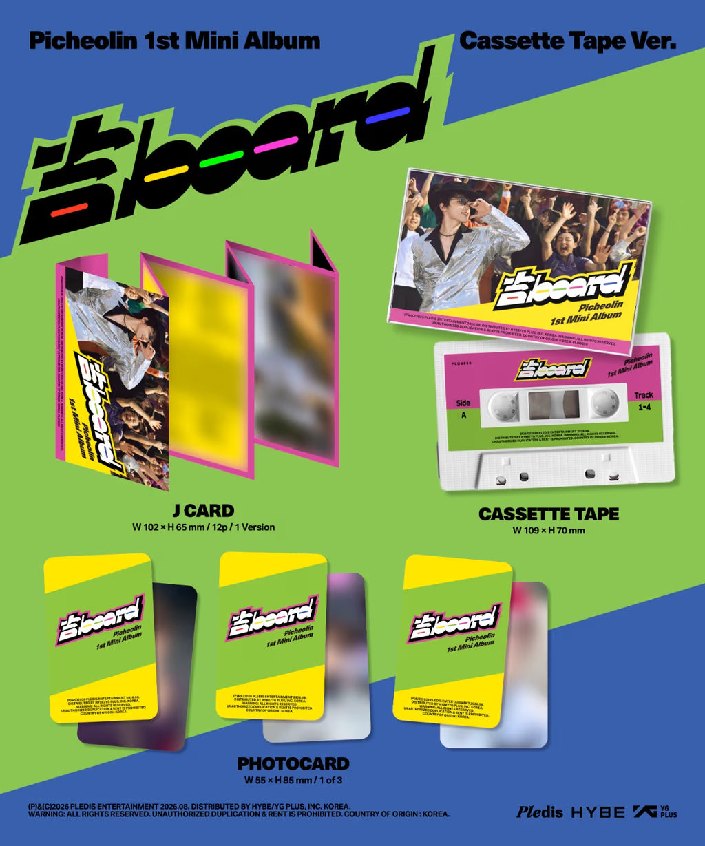(PRE-ORDER) PICHEOLIN (SEVENTEEN) - 1ST MINI ALBUM [吉BOARD] CASSETTE TAPE VER.