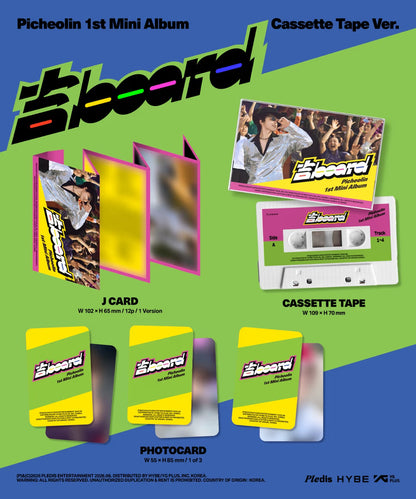 (PRE-ORDER) PICHEOLIN (SEVENTEEN) - 1ST MINI ALBUM [吉BOARD] CASSETTE TAPE VER.